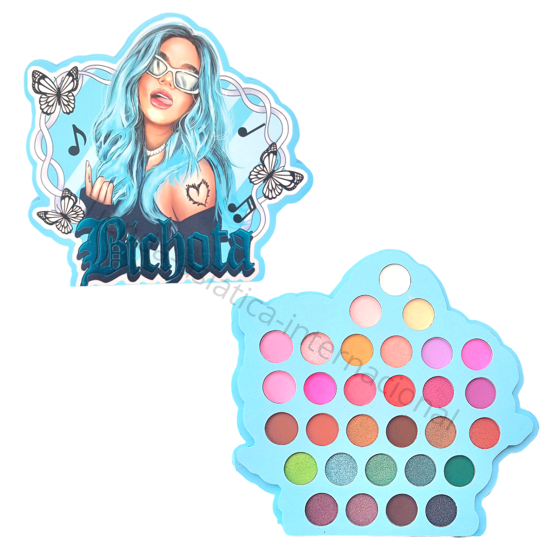 Paleta de sombras Butterfly bichota 30 tonos