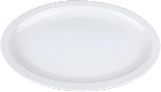 Plato de melamina blanco