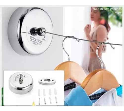 Tendedero retráctil de fácil instalación