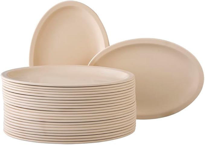 Plato melamina beige 25.4cm