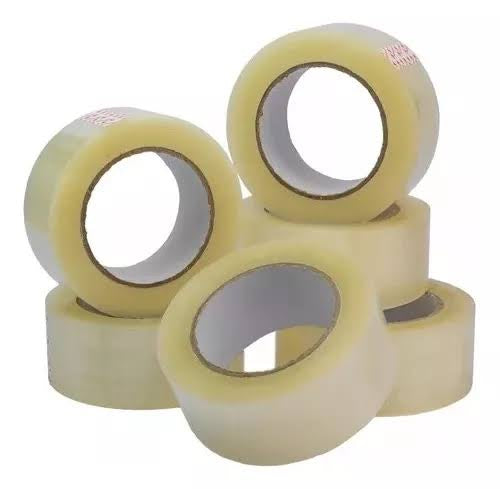 Cinta Canela Transparente 5cm x 100mtrs