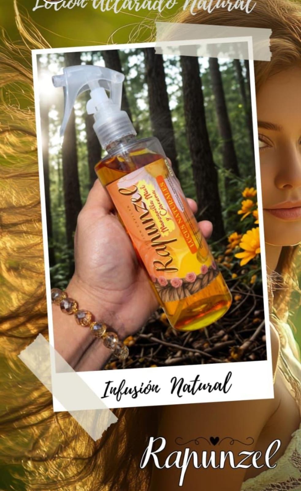 Loción aclarado natural Rapunzel