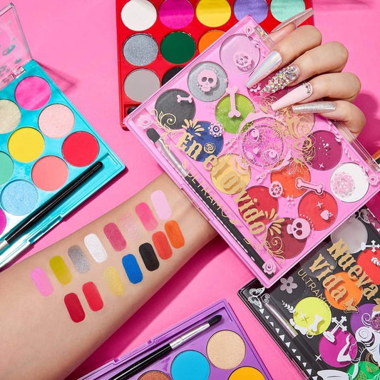 Caja con 6  Paletas para body paint catrinas  ULTRAMO