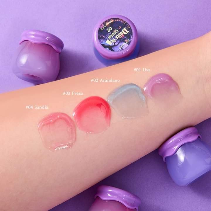 Caja con 12 Mascarilla para labios "Veneno de bruja " aromas frutales variado ULTRAMO