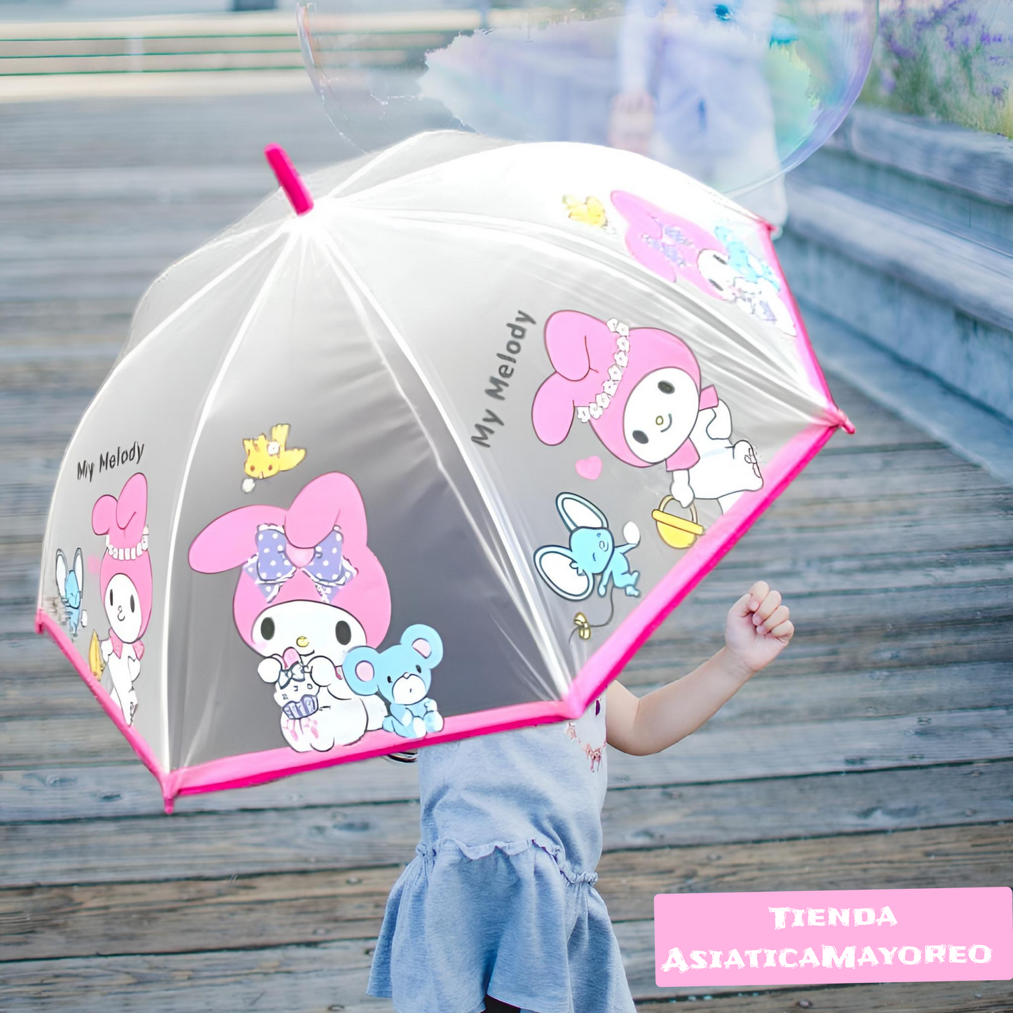 Sombrilla Sanrio calidad Premium Variado