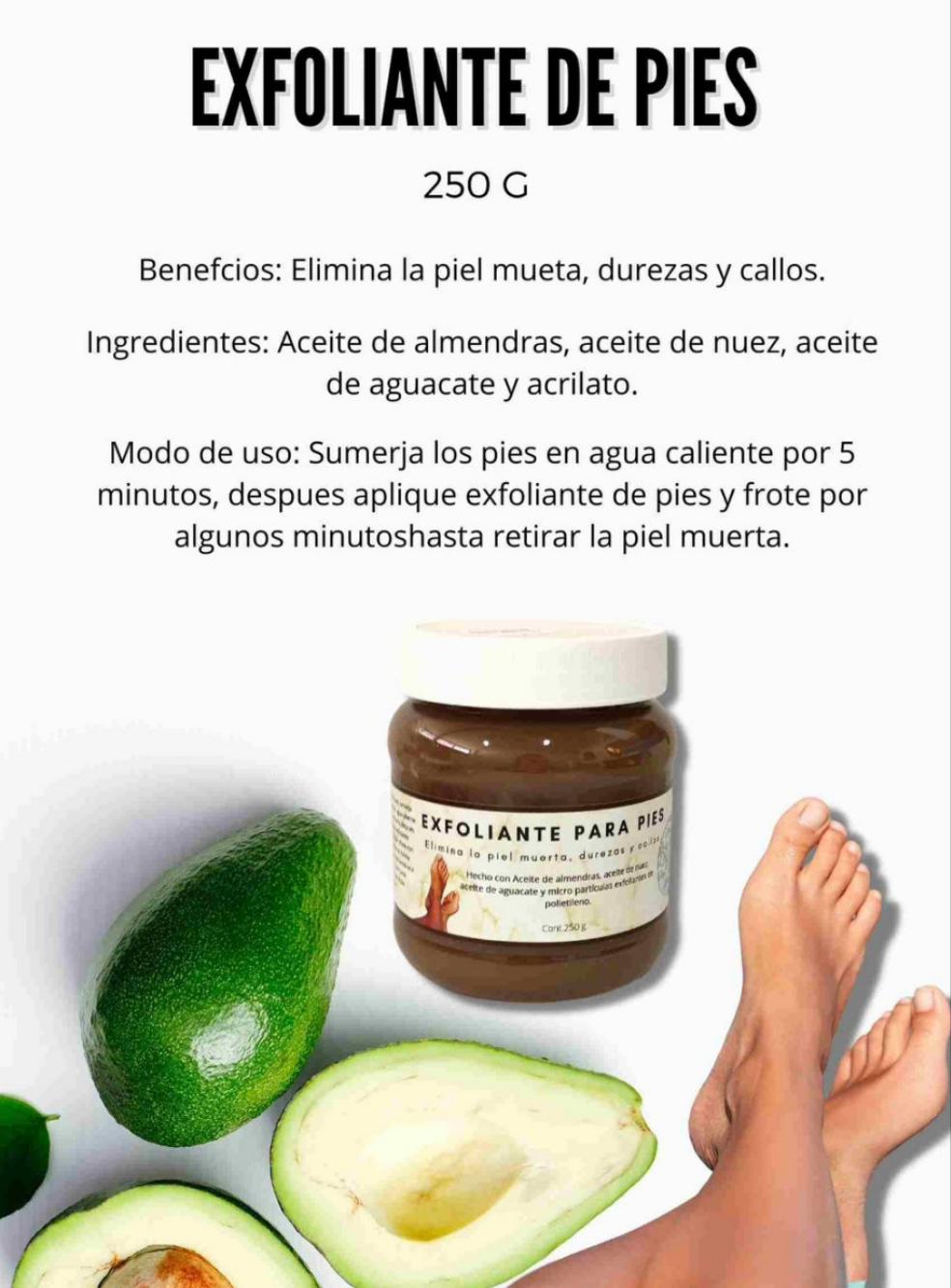 Exfoliante de pies DVITA