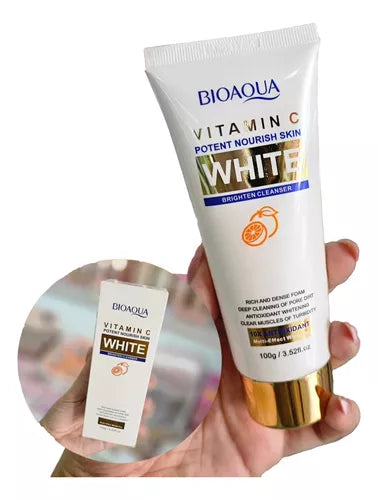 Jabon Limpiador Aclarante con Vitamina C Bioaqua