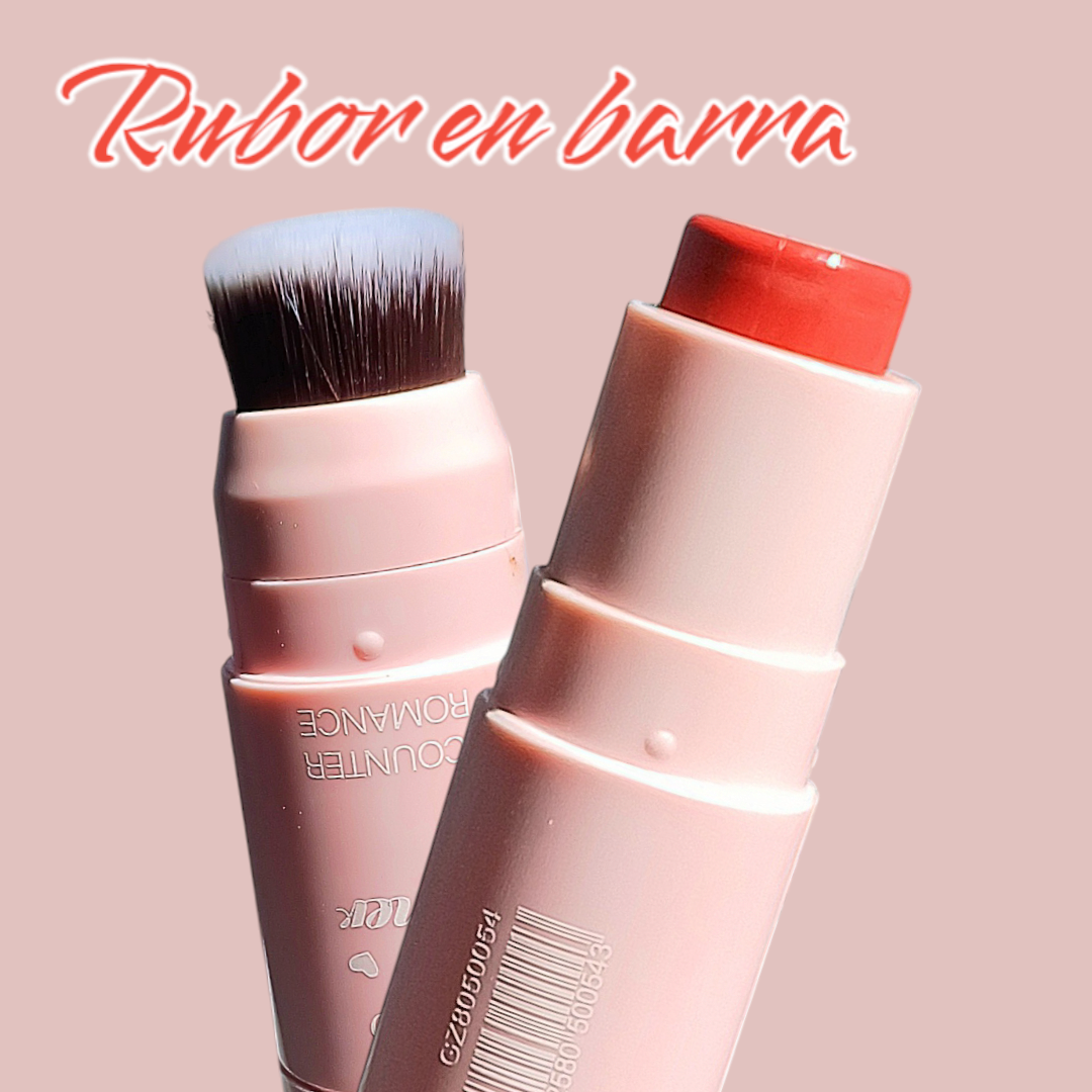 Rubor en barra con brocha aplicadora variado