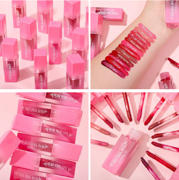 Lipgloss líquido velvet ULTRAMO variado