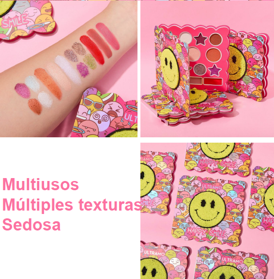 Paleta de sombras+rubores+labiales "Happy" ULTRAMO