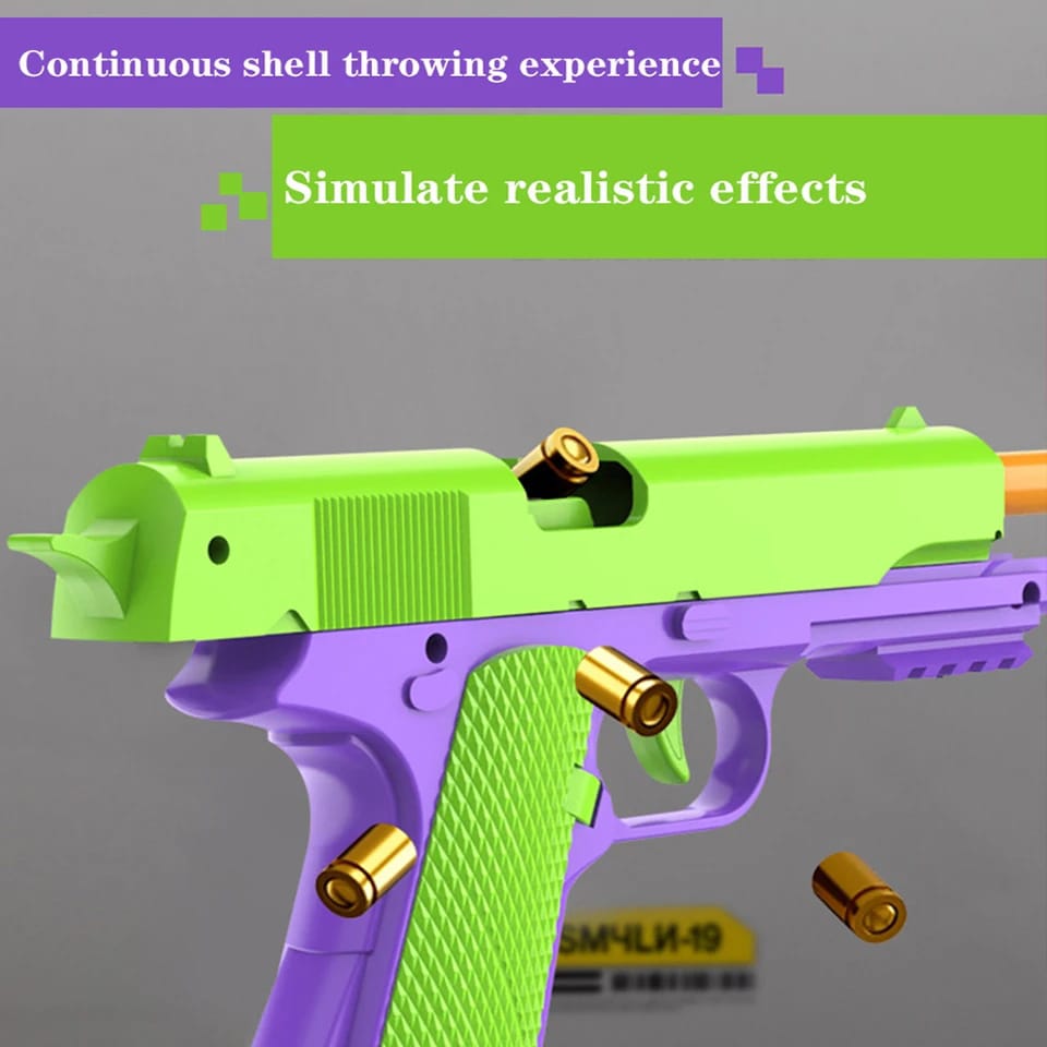 Pistola de Juguete con Balines de Goma Variado