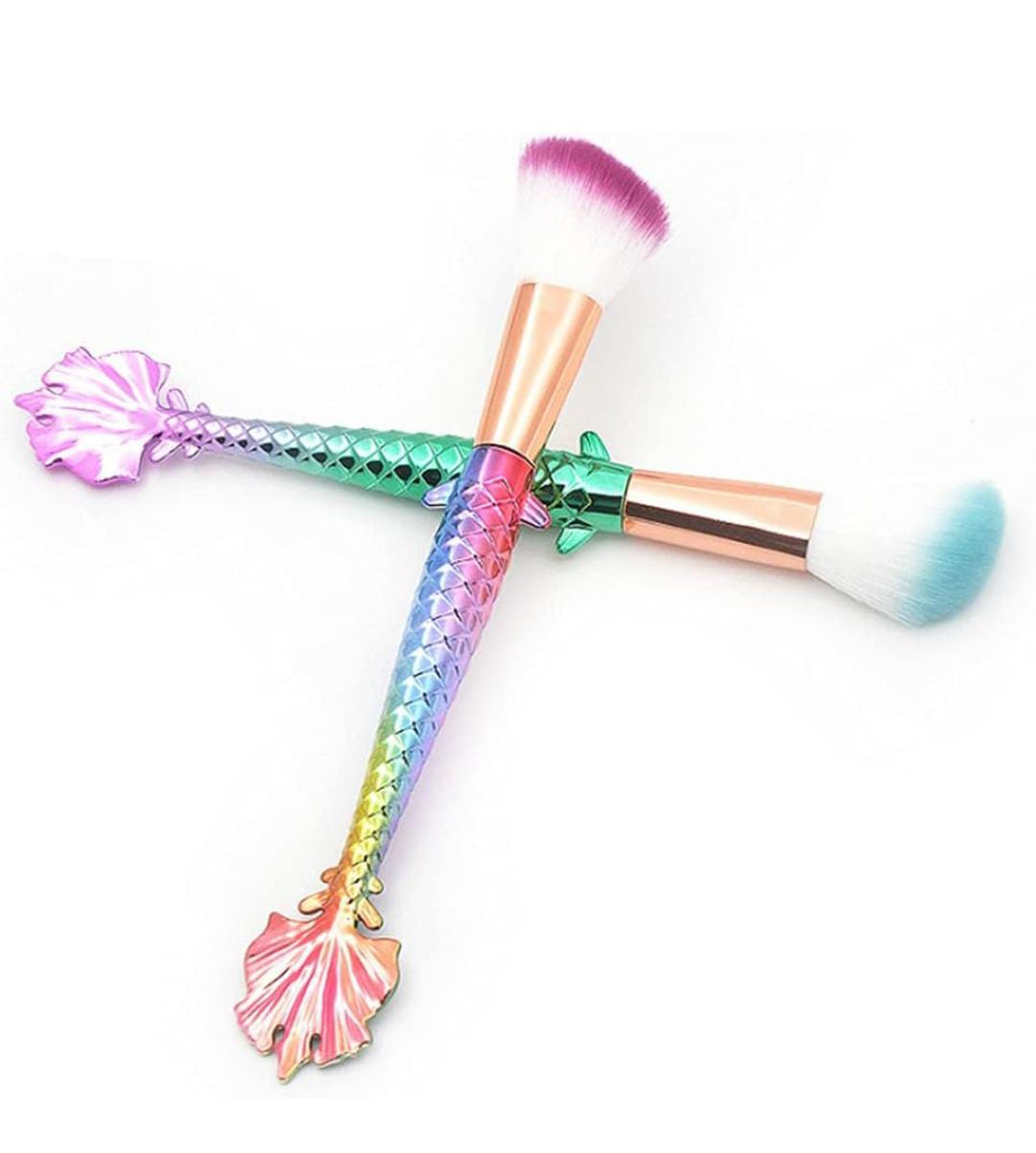 Brocha para Maquillaje Polvo Cola Pez Beta Variado