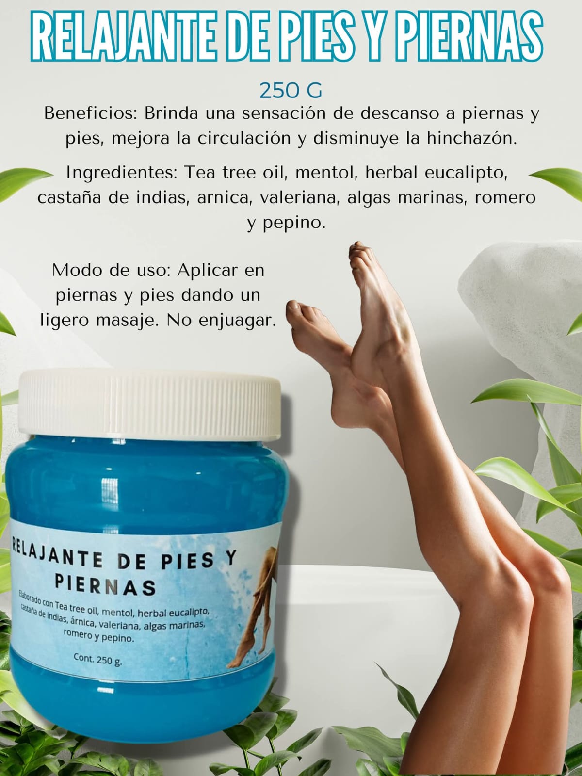 Relajante pies y piernas DVITA