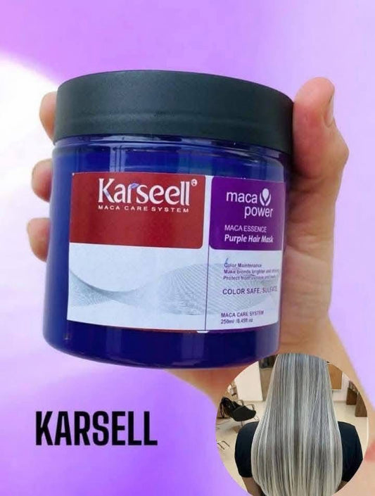 Mascarilla capilar morada matizante Karsseel  500ml