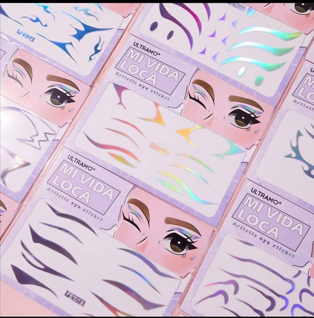 Sticker Artístico para Ojos Variado ULTRAMO 💜