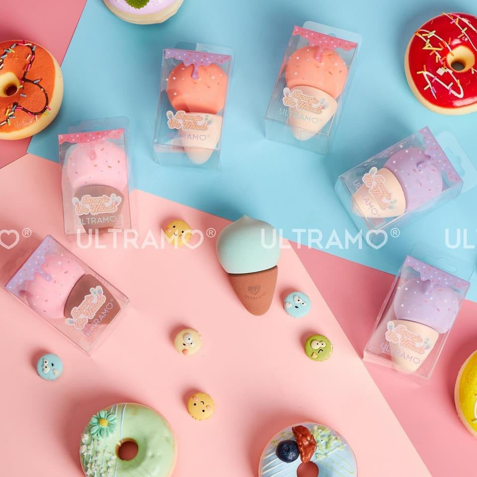 Esponja Beauty Blender Kawaii Helado 🍦 ULTRAMO 💜 variada