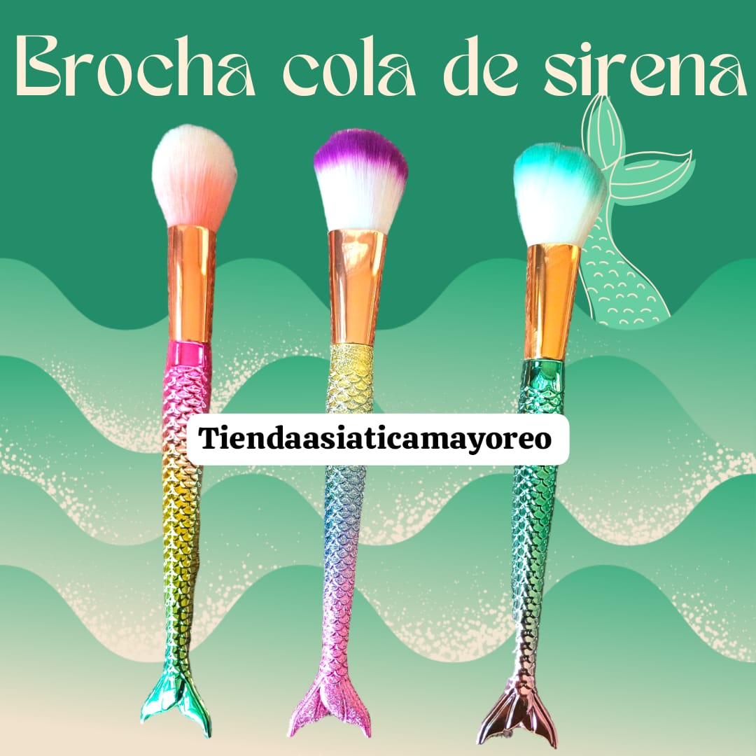 Brocha Cola de Sirena Variado