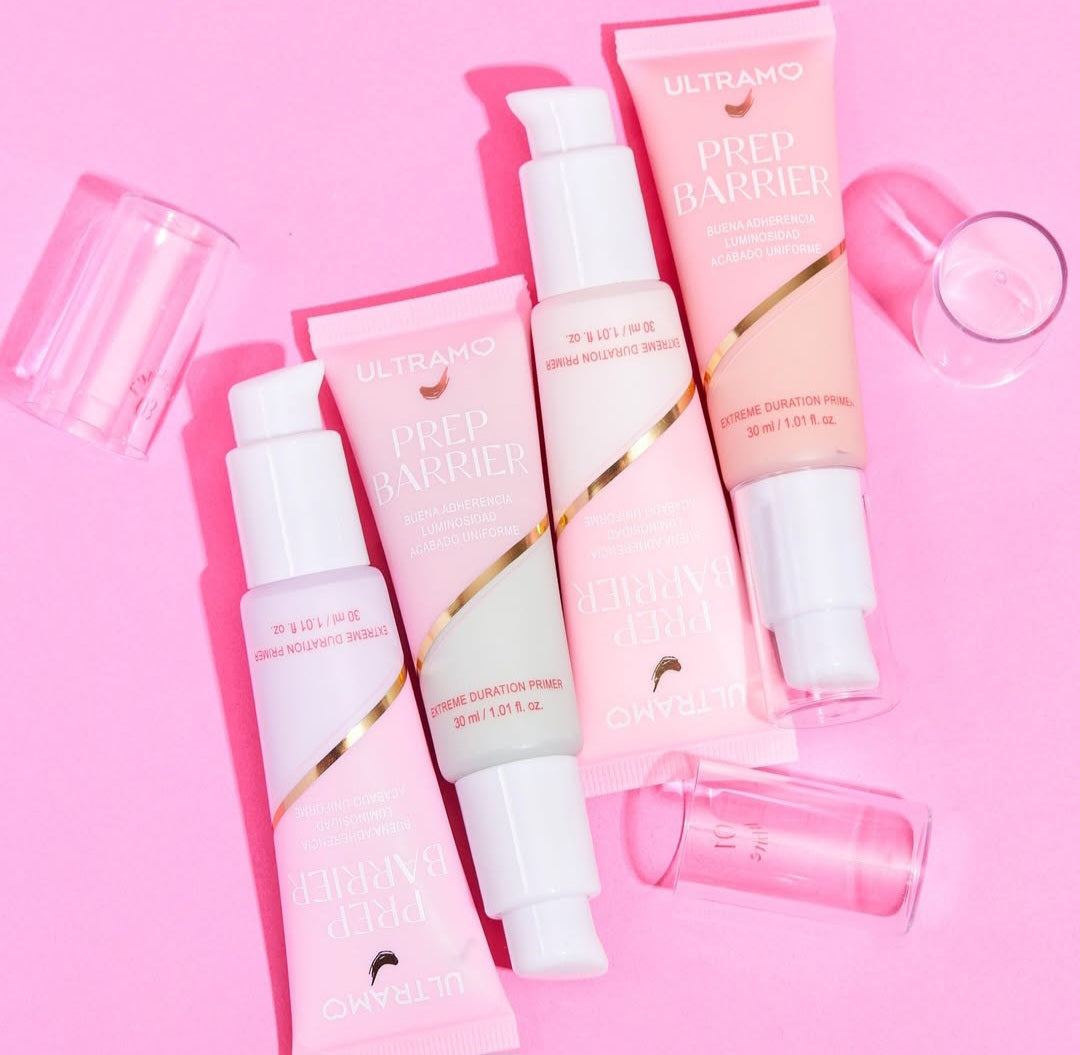 Caja de prebase de maquillaje duracion extrema ULTRAMO (12 piezas)