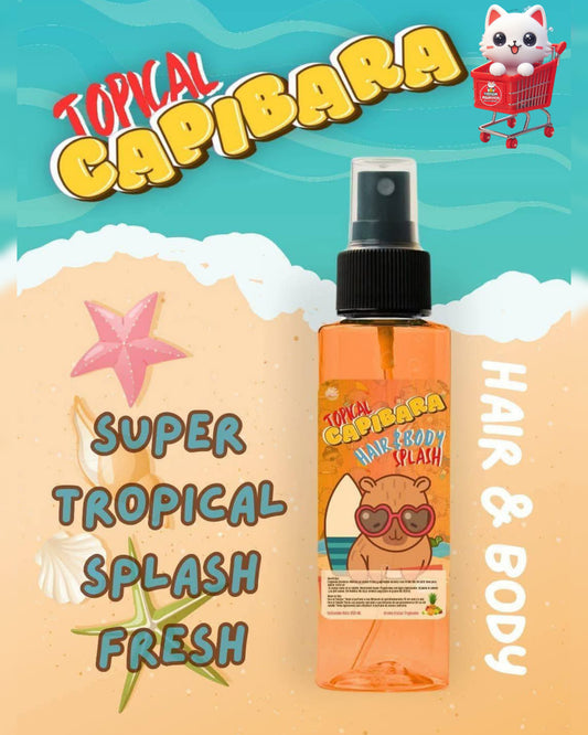Perfume para cabello y cuerpo capibara 250ml aroma a citricos
