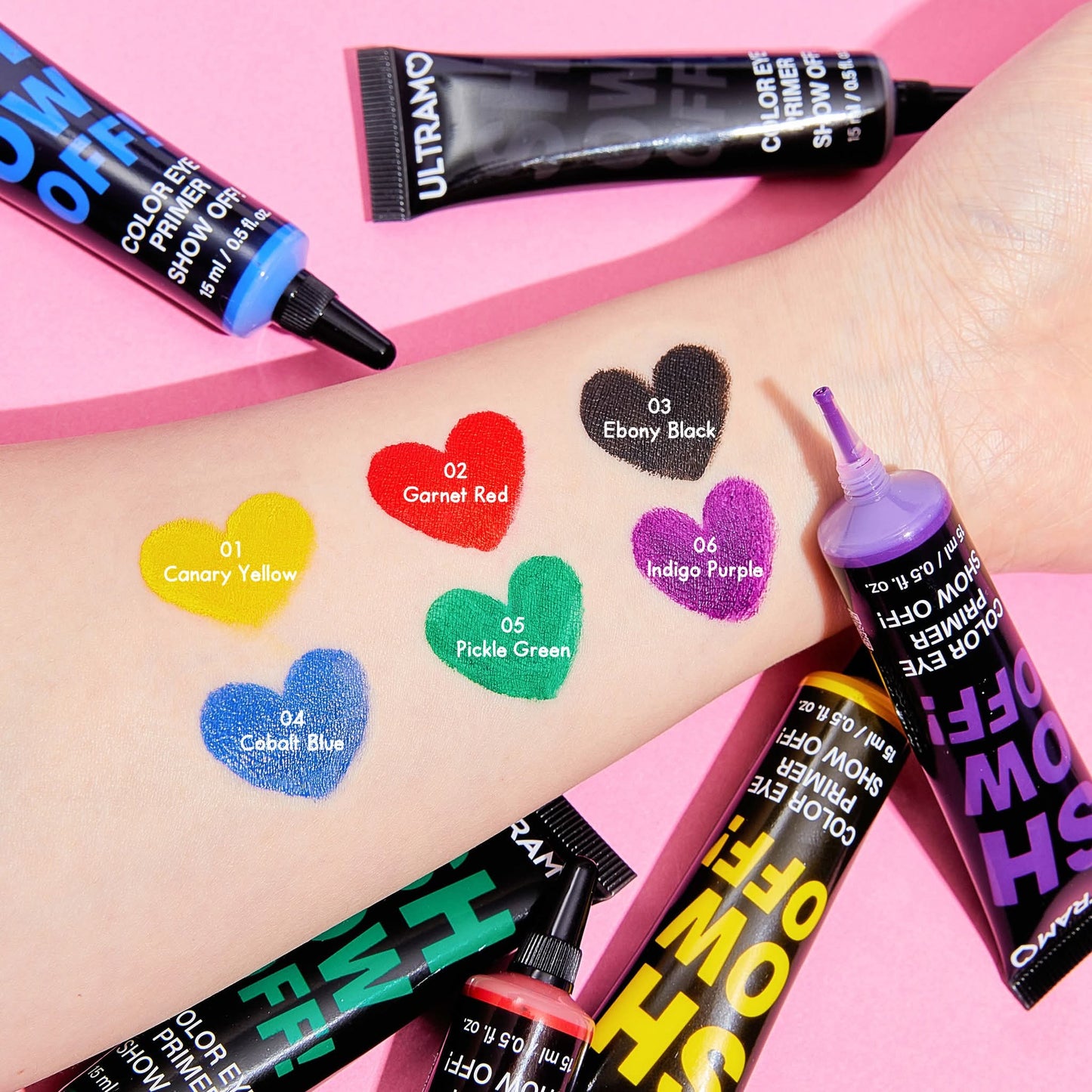 Caja con 24 Prebase de color para ojos ULTRAMO