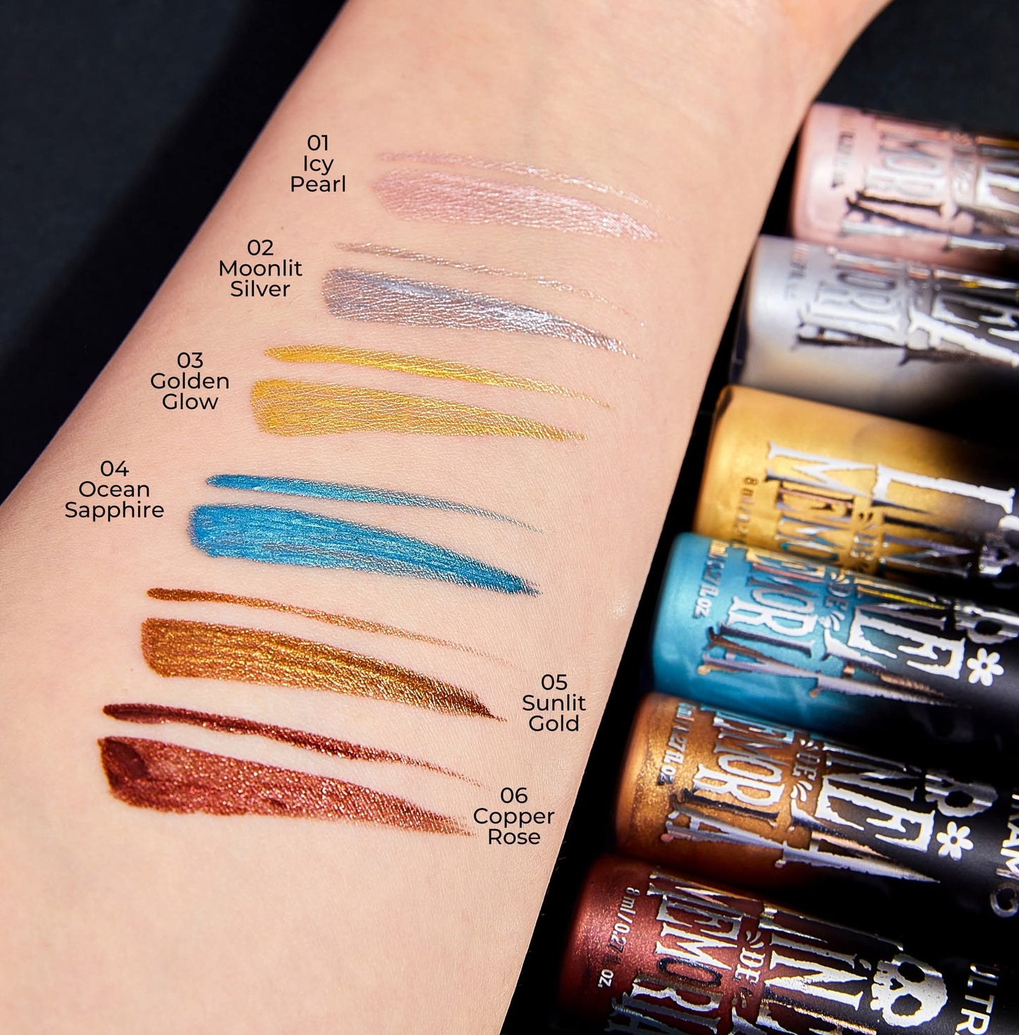 Caja de 24 delineadores efecto perlado Linea de memoria ULTRAMO