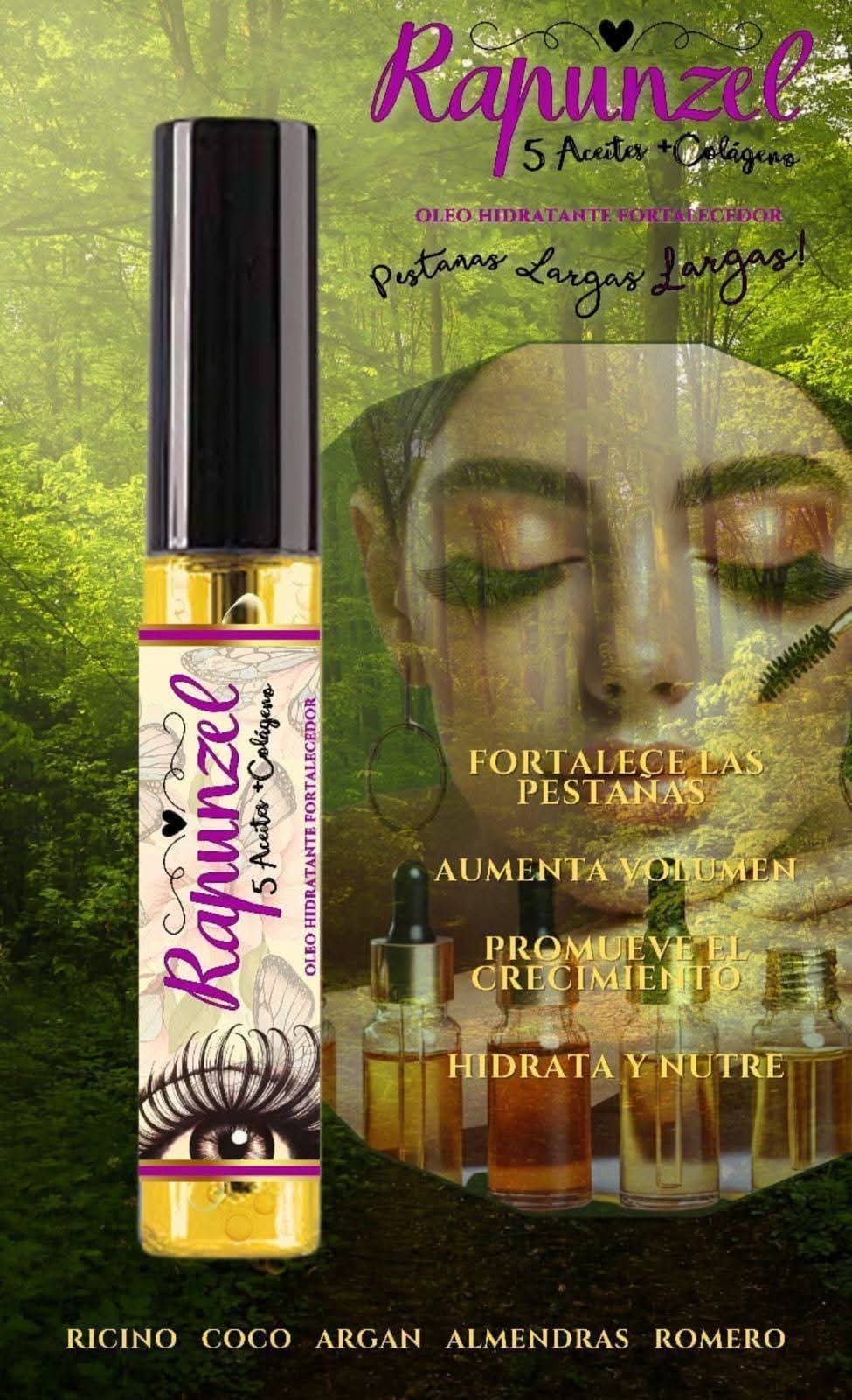 Oleo hidratante fortalecedor de pestañas Rapunzel