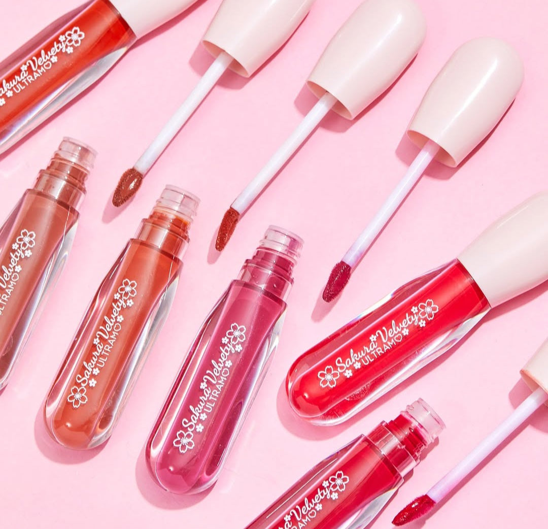Caja de 12 piezas de labial liquido Sakura Velvety ULTRAMO