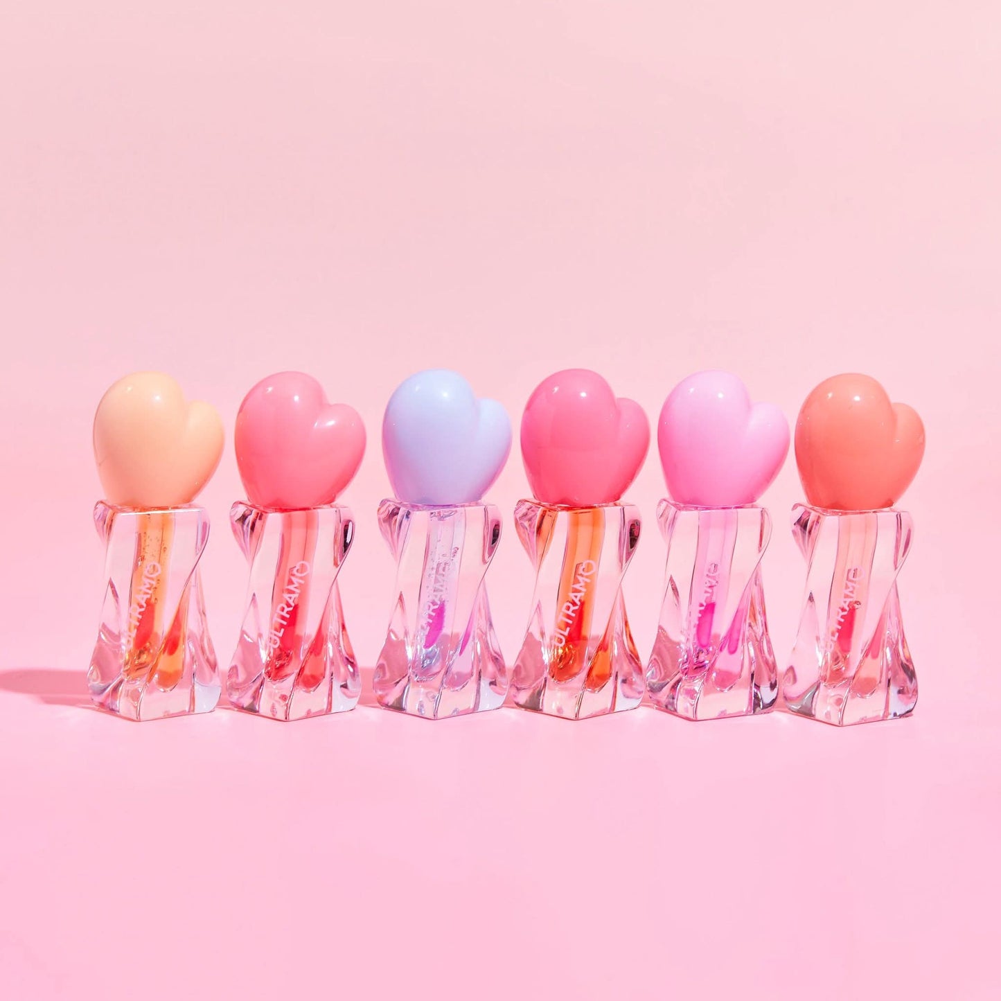 Caja de 12 aceite labial magico heart ULTRAMO