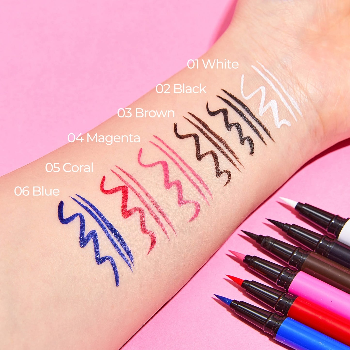 Caja con 24 Delineadores waterproof Precise Lines ULTRAMO