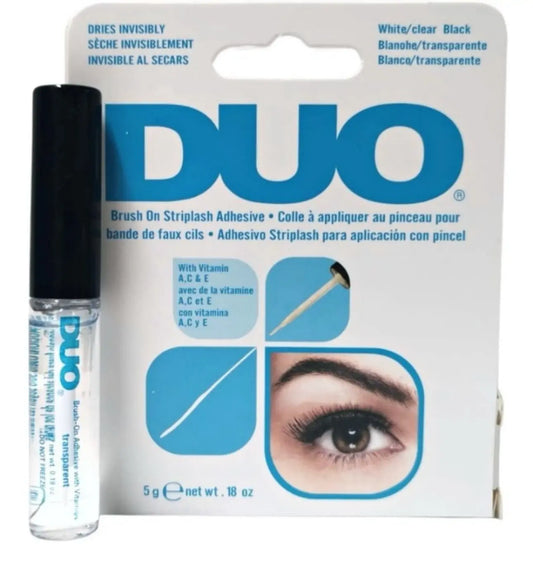 Pegamento transparente con brocha aplicadora marca DUO