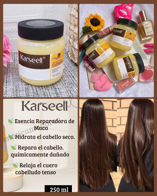 Tratamiento Reparador con Colageno y esencia de maca Karseell 250ml