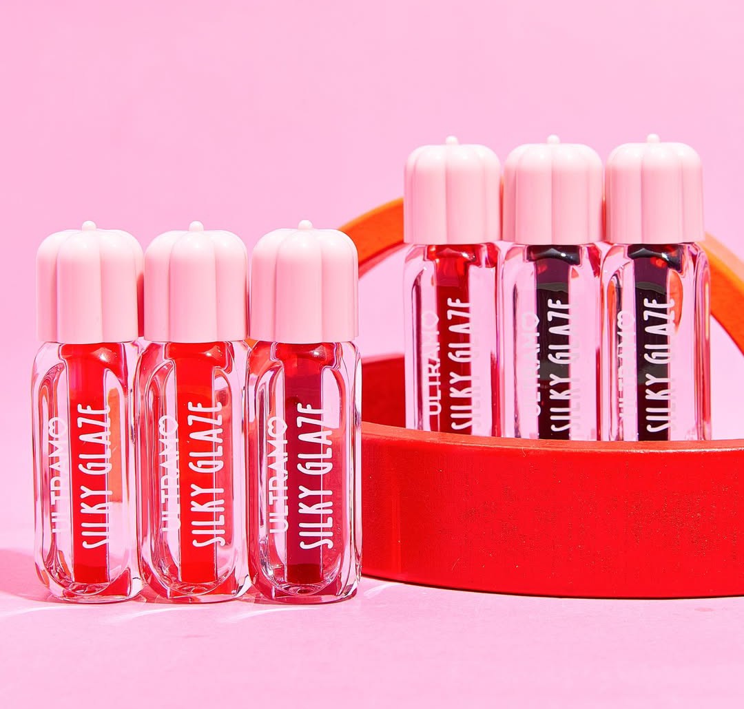 Caja de 12 labiales liquidos Silky glaze ULTRAMO