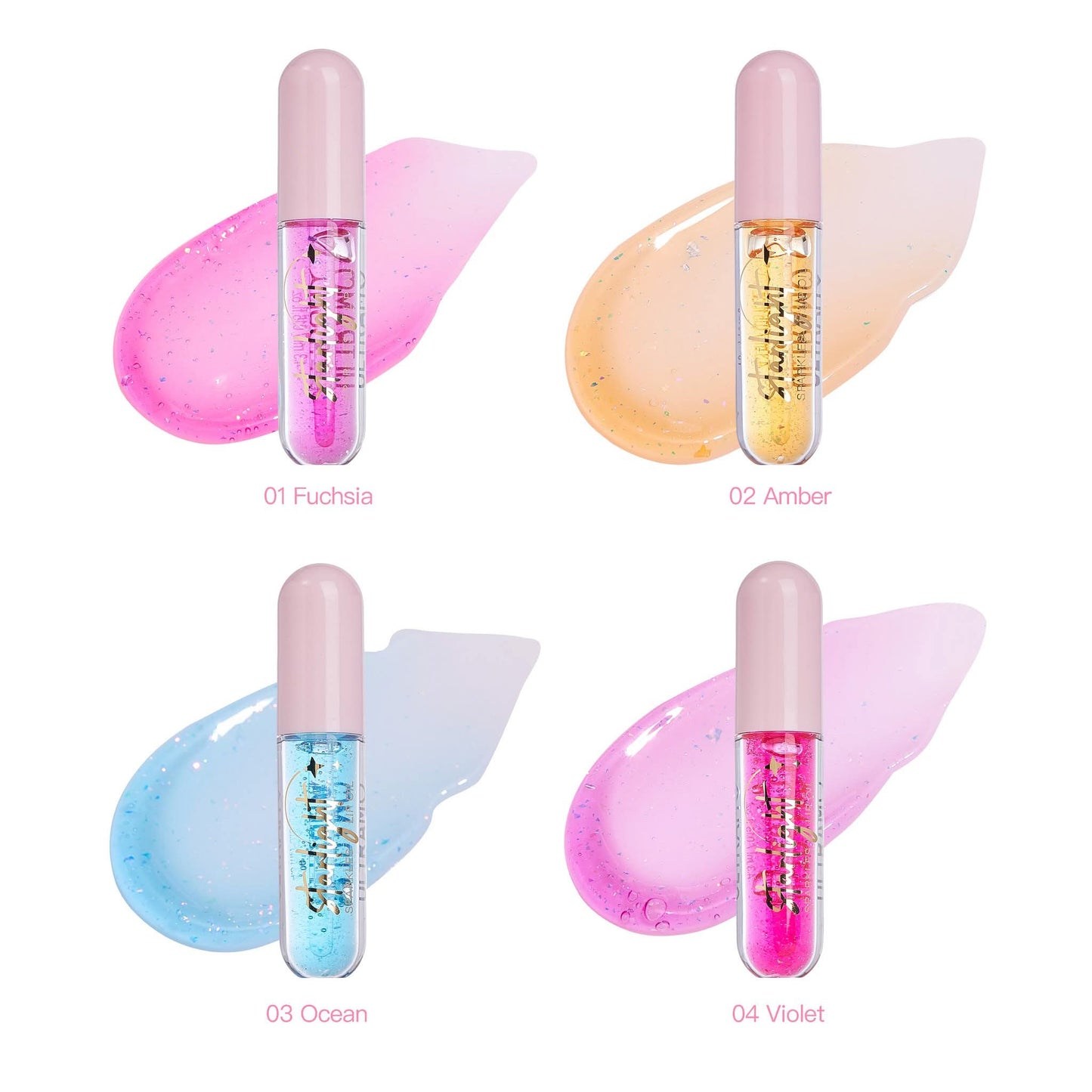 Caja de 12 aceite labial con destellos Starlight ULTRAMO