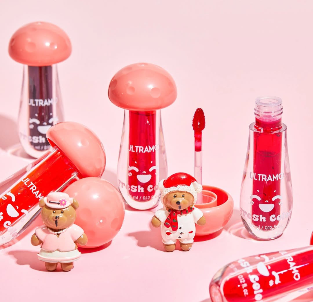 Caja de 12 piezas de tinta para labios Fresh color ULTRAMO