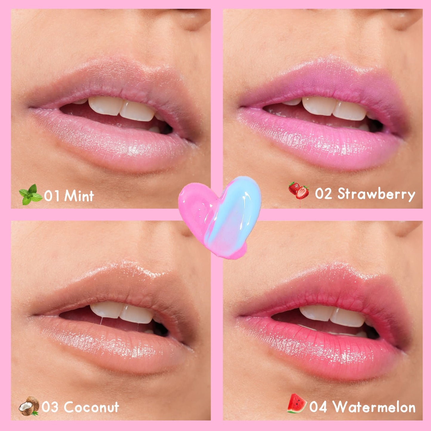 Caja de 24 balsamos labiales Fruit base ULTRAMO