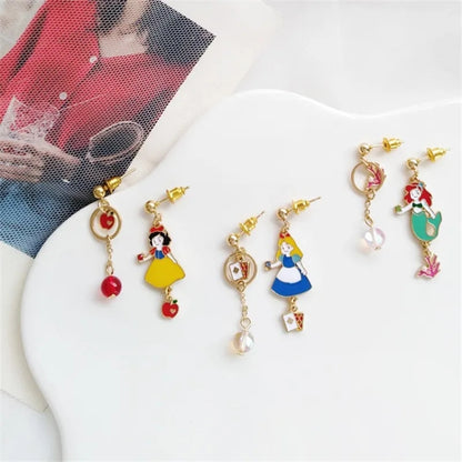 Aretes Edicion Princesas Disney Variado