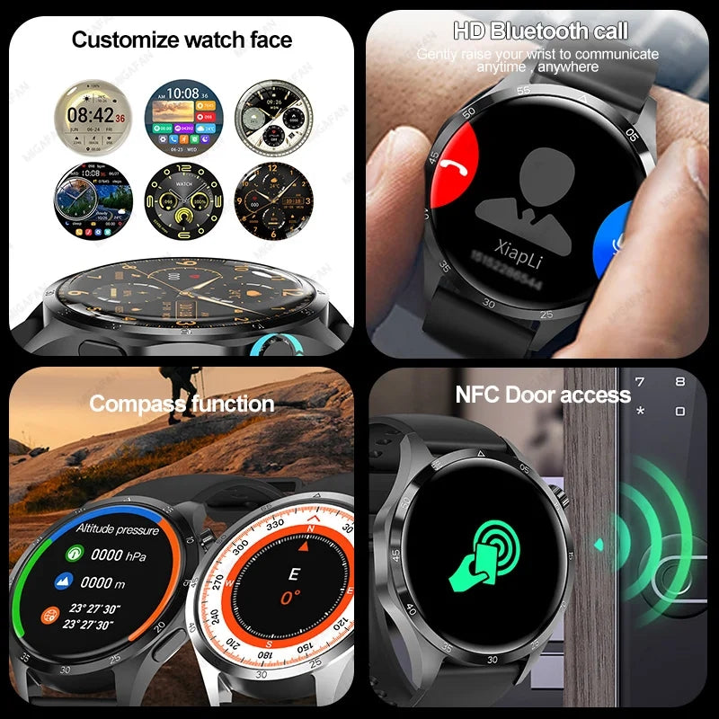 Reloj Smart whatch GT4 PRO+ Premium Alta Calidad variado