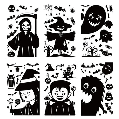 Stickers decorativos halloween variado