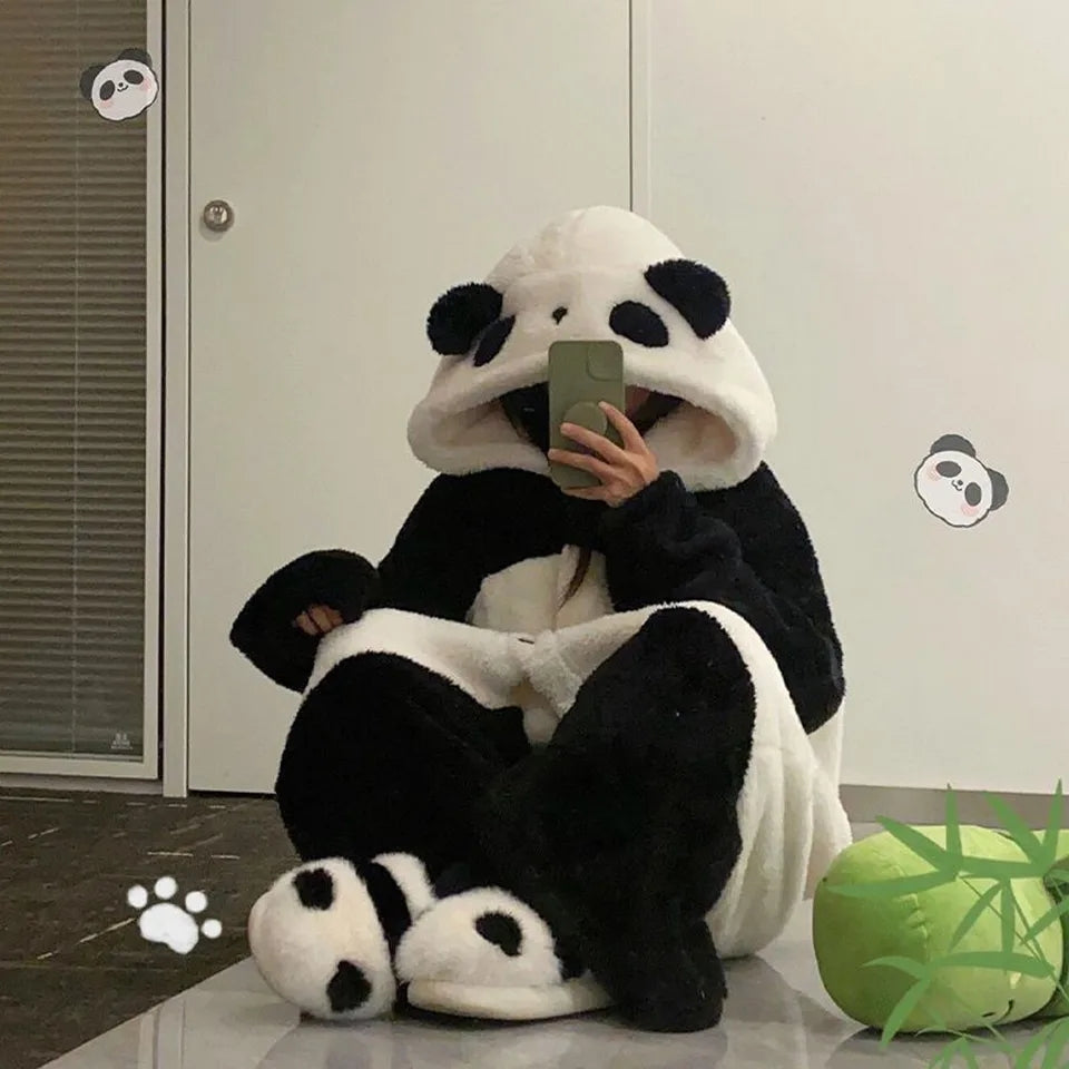 Bata kawaii panda super calientita