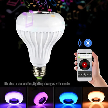 Foco Led con bocina bluetooth