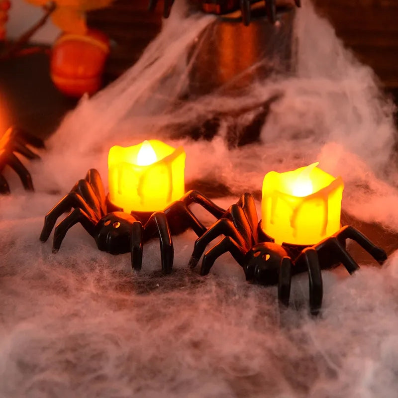 Luz Led Decorativa en forma de Araña Halloween Variado