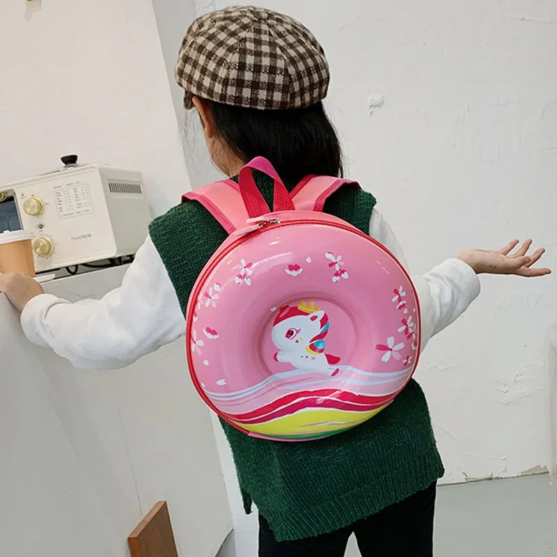 Mochila infantil en forma de dona disney variado