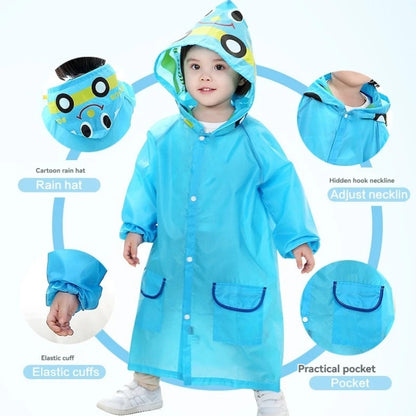 Impermeable infantil figuras kawaii variado