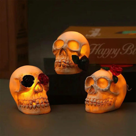 Lampara Led Decorativa en Forma de Calavera Variado