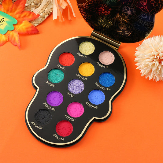 Paleta de Sombras Calavera Make Up Magic