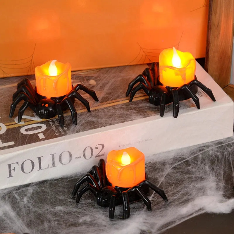 Luz Led Decorativa en forma de Araña Halloween Variado