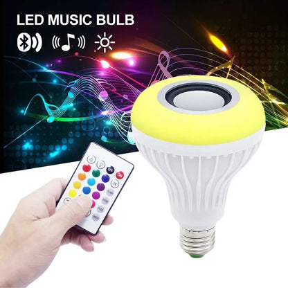 Foco Led con bocina bluetooth