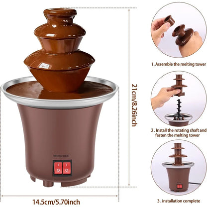 Mini fuente de chocolate