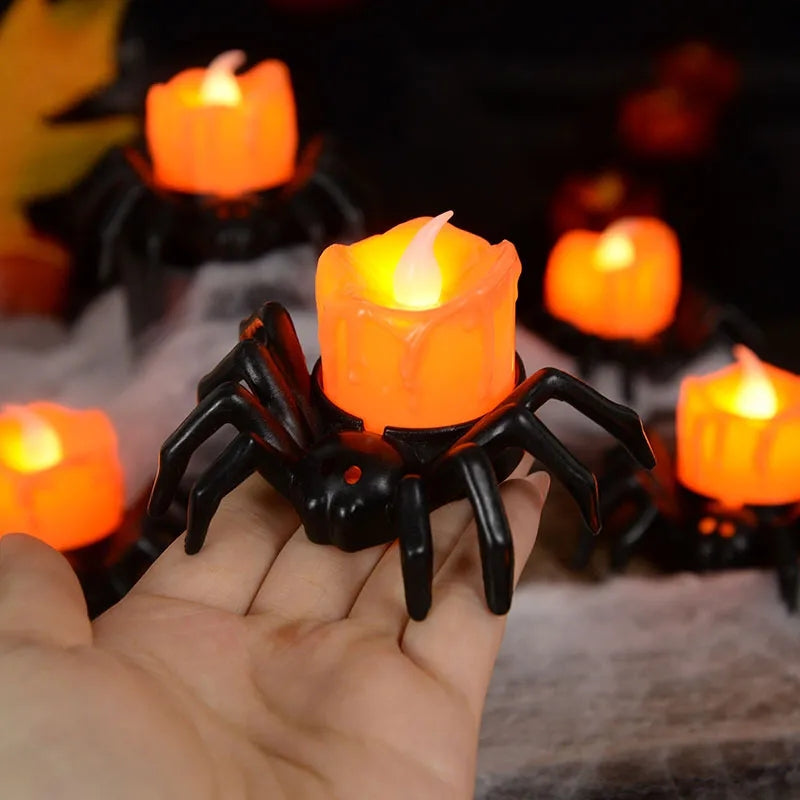 Luz Led Decorativa en forma de Araña Halloween Variado