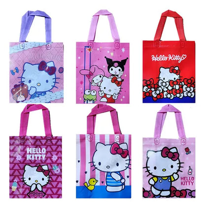 Bolsa plastificada chica 22cm×21cm sanrio variado